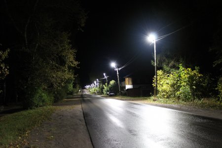 Сто десять новых светильников на улицах посёлка