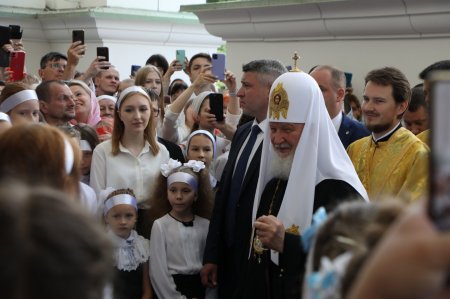 Патриарх Московский и всея Руси Кирилл освятил Спасский кафедральный собор в Пензе