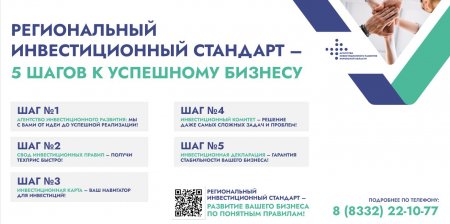 Региональный инвестиционный стандарт в Кировской области должен стать рабочим инструментом для инвесторов